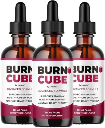 Burn Cube Weight Loss Supplement Bottle